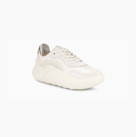 UGG LA Cloud Low White Sneakers for Women (KSWE58362)